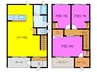 東海道本線/浜松駅 バス:10分:停歩3分 1-2階 築21年 3LDKの間取り