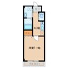 東海道本線/新居町駅 車移動 3階 築17年 1Kの間取り