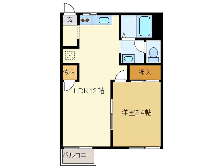 間取図 東海道本線/浜松駅 バス28分小山中下車:停歩1分 1階 築31年