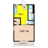 東海道本線/浜松駅 バス:10分:停歩5分 1階 築31年 1DKの間取り