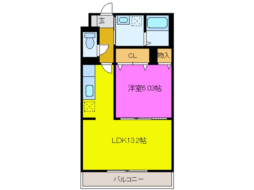 間取図 東海道本線/浜松駅 バス13分佐鳴台一丁目下車:停歩2分 1階 築12年