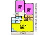 東海道本線/新所原駅 徒歩13分 1階 築37年 2LDKの間取り