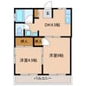 東海道本線/浜松駅 バス:22分:停歩2分 2階 築36年 2DKの間取り