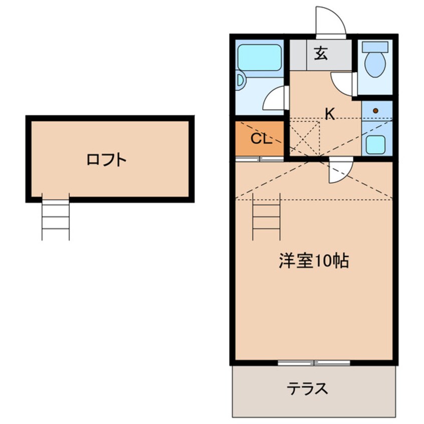 間取図 ヴィラルバ・エス