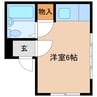 東海道本線/浜松駅 徒歩10分 3階 築46年 1Rの間取り