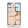 W residence 1LDKの間取り