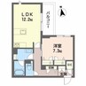 Ｅレジデンス八幡 1LDKの間取り