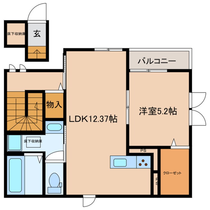 間取図 Claritt　(クラリット）