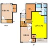 プラーノ川瀬　Ｂ 2LDKの間取り