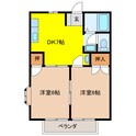 ファインパークＢの間取図