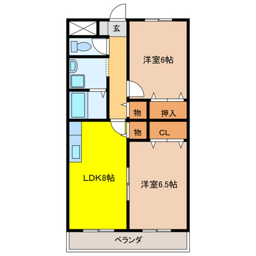 間取図 惣武マンション