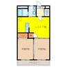 ＭＩＴＡＫＡマンション笠木 2LDKの間取り