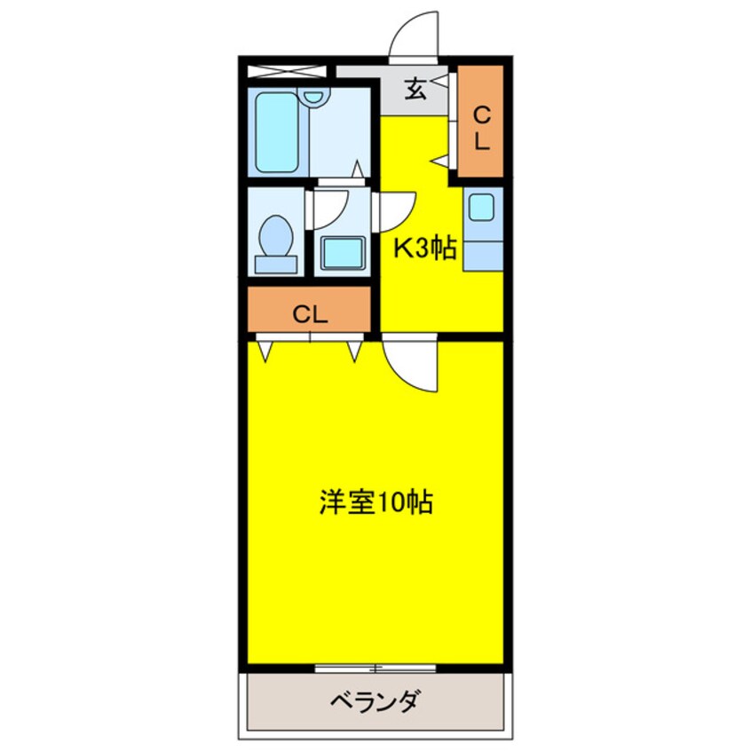 間取図 ＭＩＴＡＫＡマンション笠木