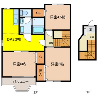 間取図 トリプルタウンＢ