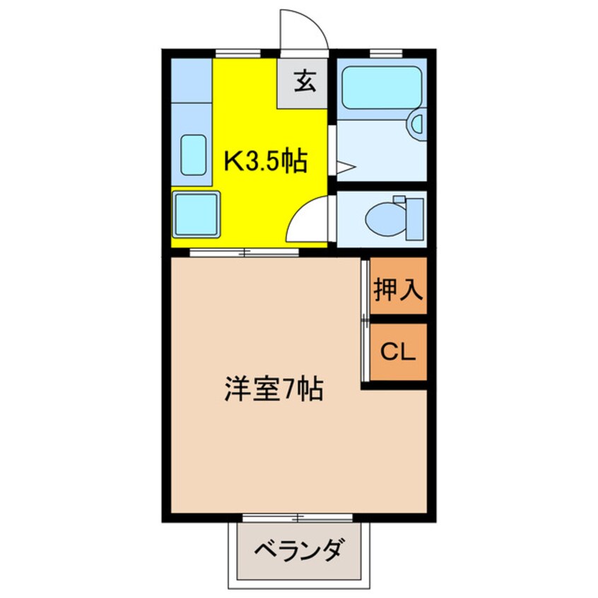 間取図 サンシティ林セブンＢ