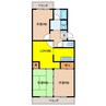 プレミール花岡 3LDKの間取り