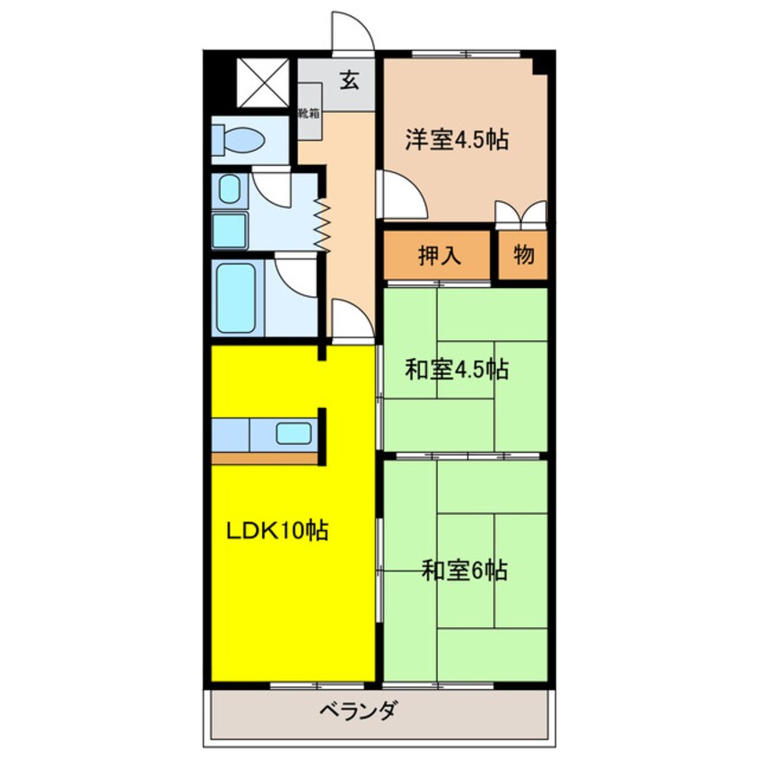 間取図 ユーハイツ