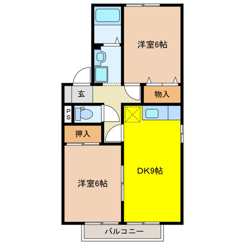 間取図 セジュール波須