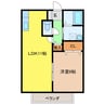 メルベーユ芝原 1LDKの間取り