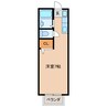 ハウスナサⅡ C 1Rの間取り