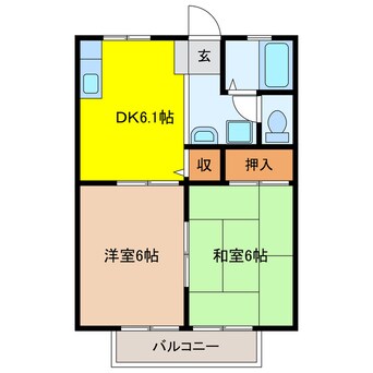 間取図 パナハイツ金森