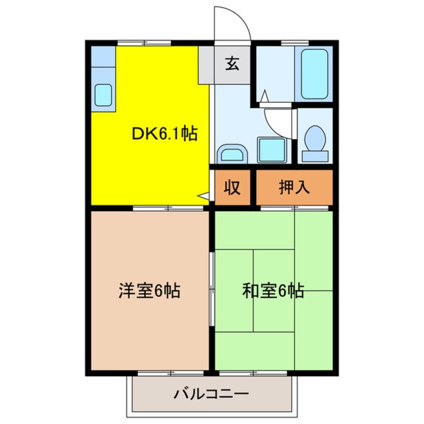 間取図 パナハイツ金森