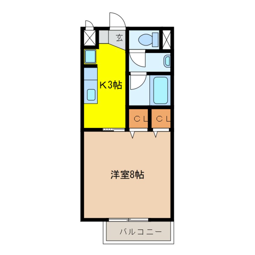 間取図 グレイスTUCHIYA