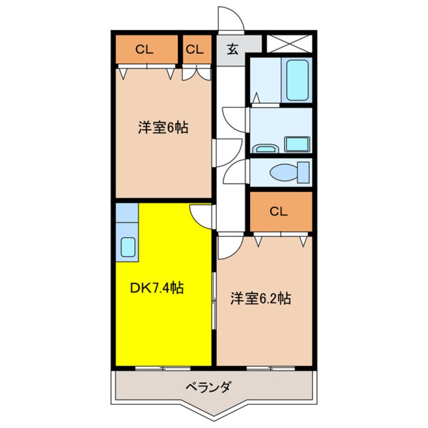 間取図 サンクレール