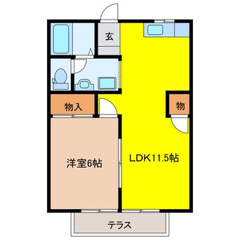 間取図 コーポゴトウ