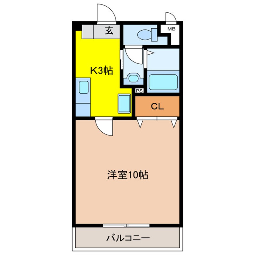 間取図 ルミネス1番館