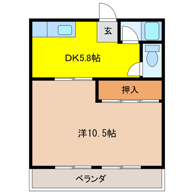 間取り図 コーポちほ