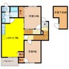 ポポラーレ・モルティ 2LDKの間取り