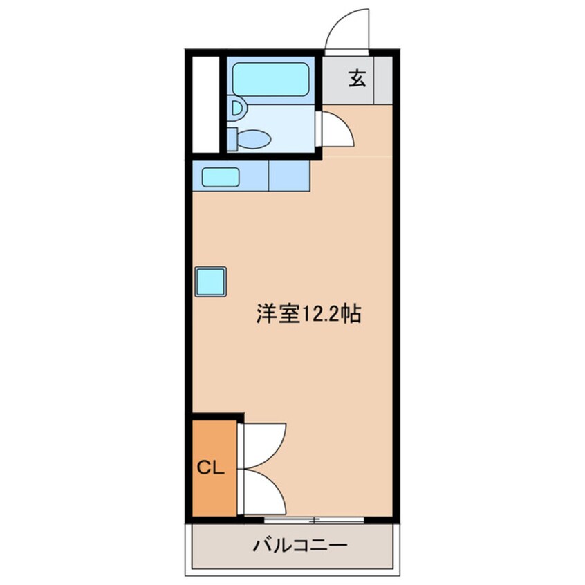 間取図 緑園第ニサンコーポ