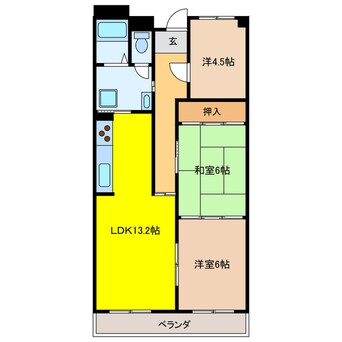 間取図 リバーサイドパーク