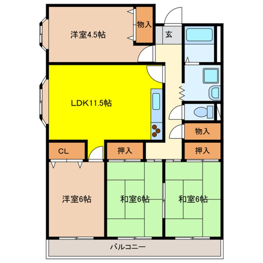 間取図 リバーサイド鎌倉