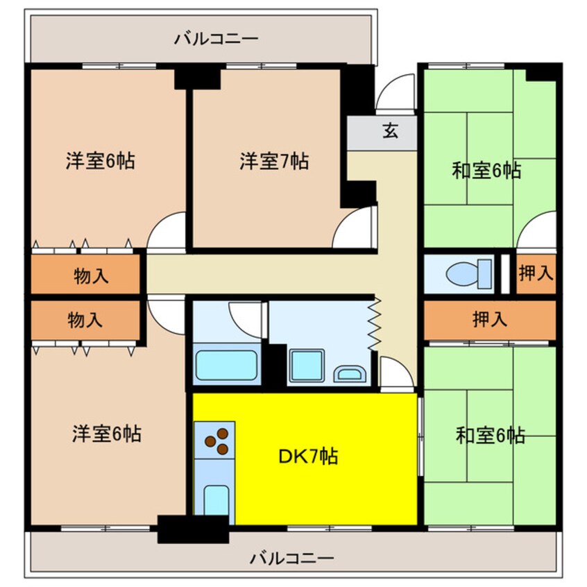 間取図 リバーサイド鎌倉