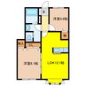 エルパレス 2LDKの間取り