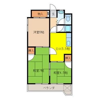 間取図 入山ビル