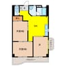 スイトマジョラム 2LDKの間取り