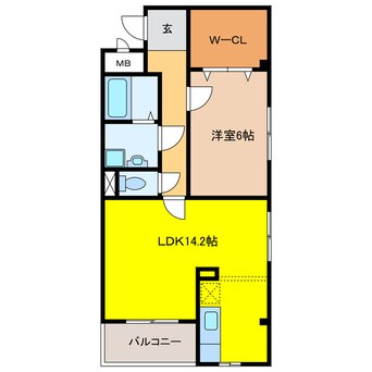 間取図 ゴールド　フォレスト