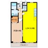 ゴールド　フォレスト 1LDKの間取り