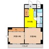 助六ビル 2DKの間取り