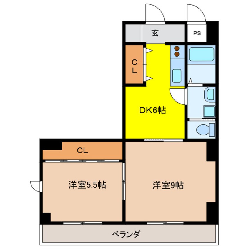 間取図 助六ビル