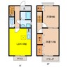 リベルテ 2LDKの間取り