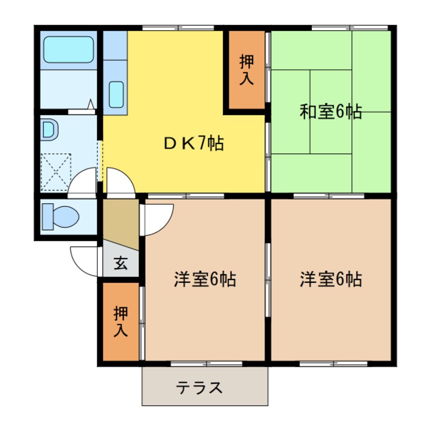 間取図 ファミールこの