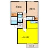クオリア　Ａ 2LDKの間取り