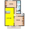 フィールド・ヴィラ 2LDKの間取り