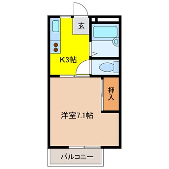 間取図 パナハイツ大島