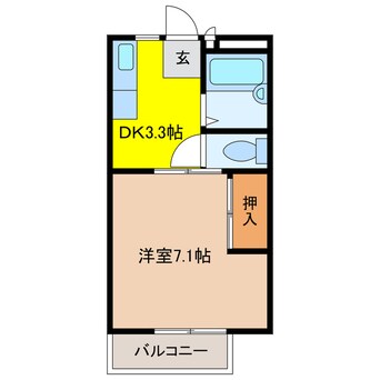 間取図 パナハイツ大島