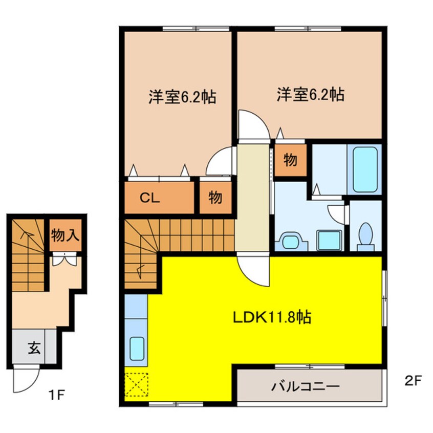 間取図 プレステージⅠ